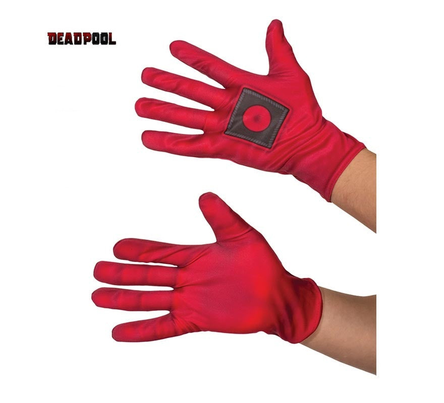 Translation missing: es.Guantes de Deadpool rojos para adulto