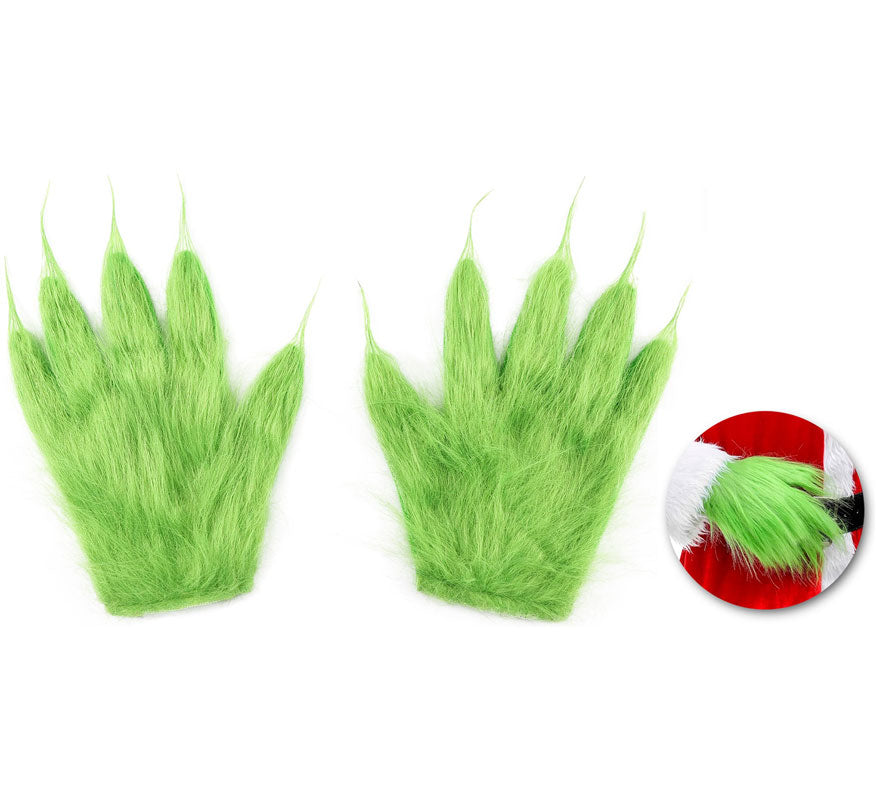 Translation missing: es.Guantes de Duende Gruñón Navideño verde