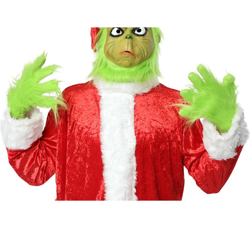 Translation missing: es.Guantes de Duendecillo Antinavideño verde para adultos