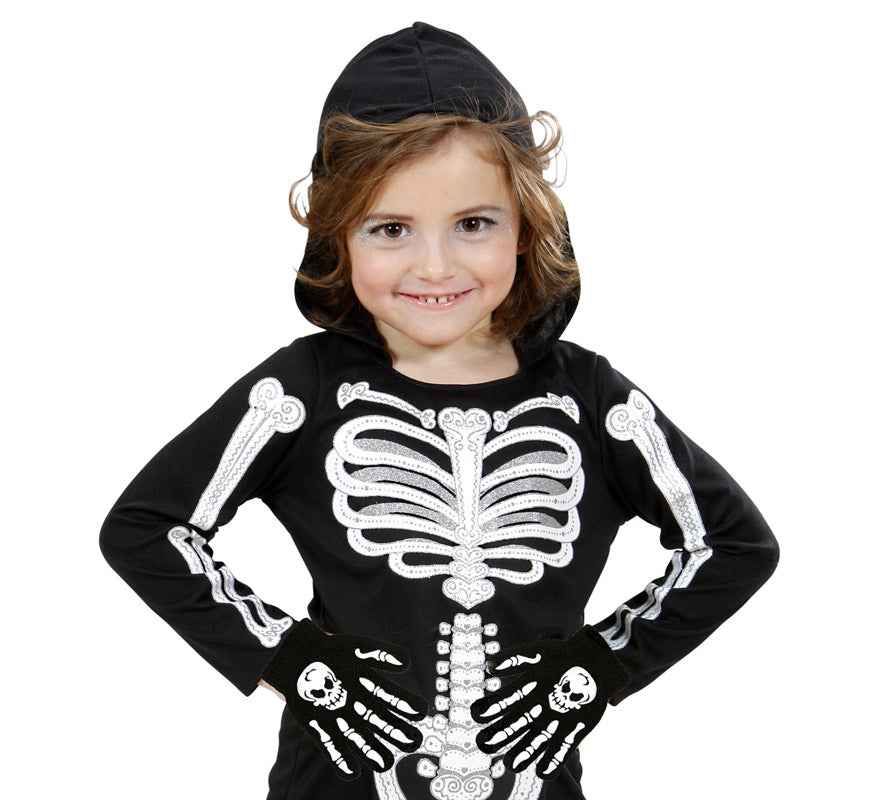 Translation missing: es.Guantes de Huesos con Calavera Infantiles