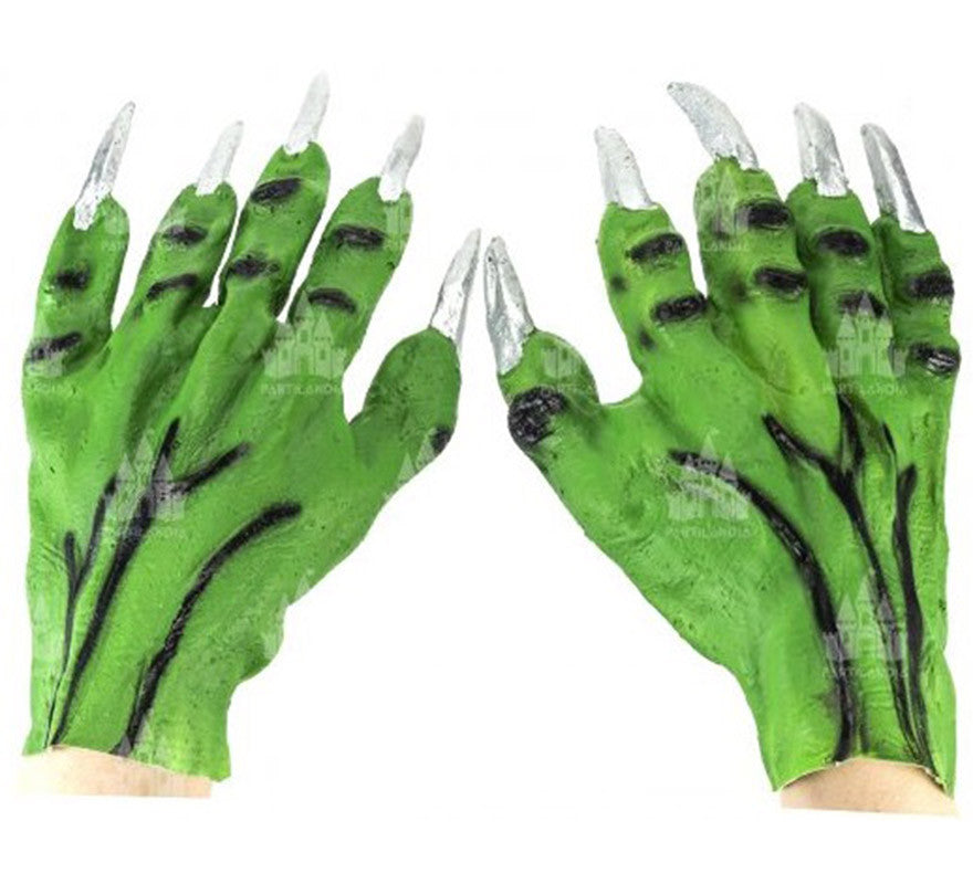 Translation missing: es.Guantes de Monstruo de Goma Verdes