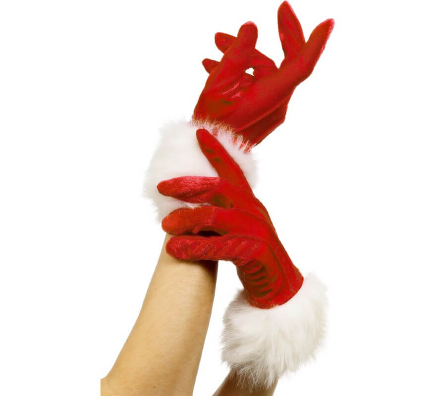 Translation missing: es.Guantes de Papá Noel Rojos