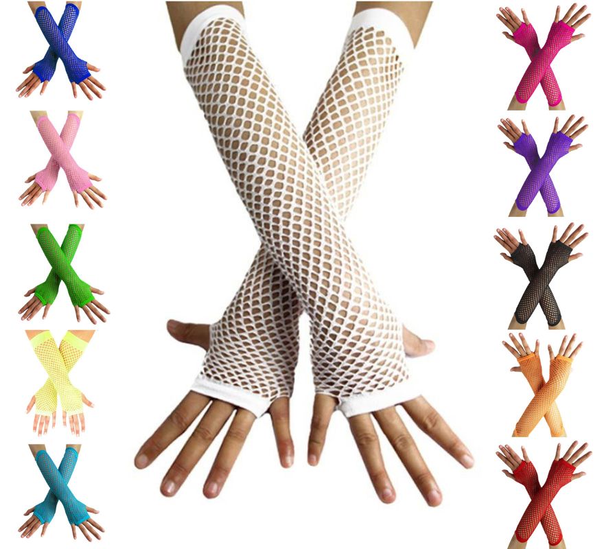 Translation missing: es.Guantes de Red Largos de 27 cm en varios colores