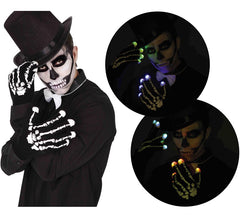 Guantes Esqueleto con Luz