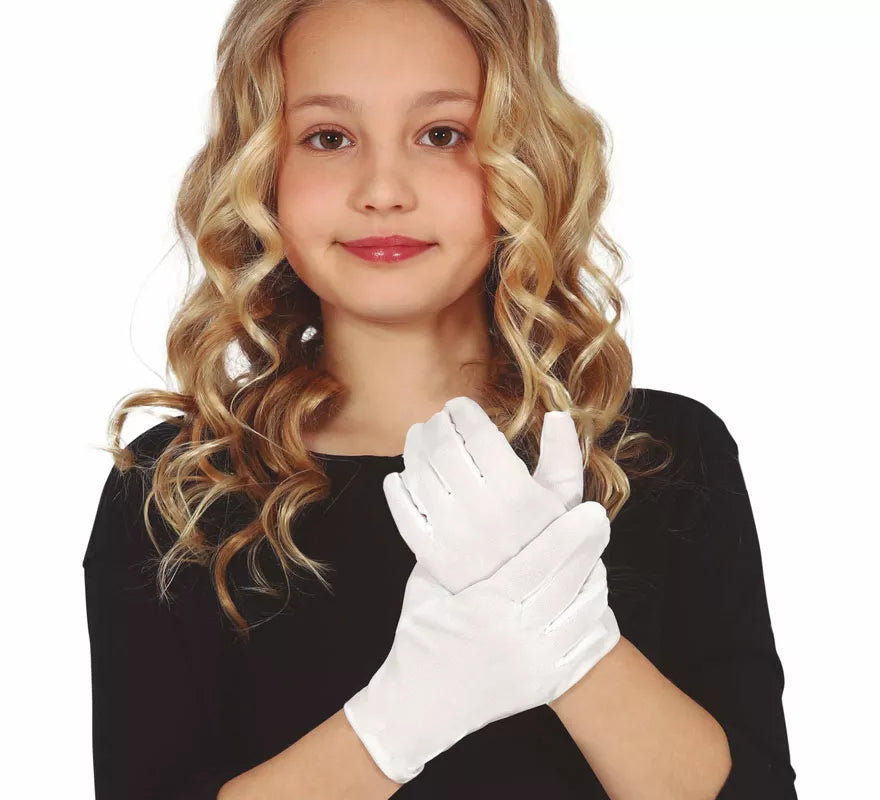 Translation missing: es.Guantes infantiles blancos