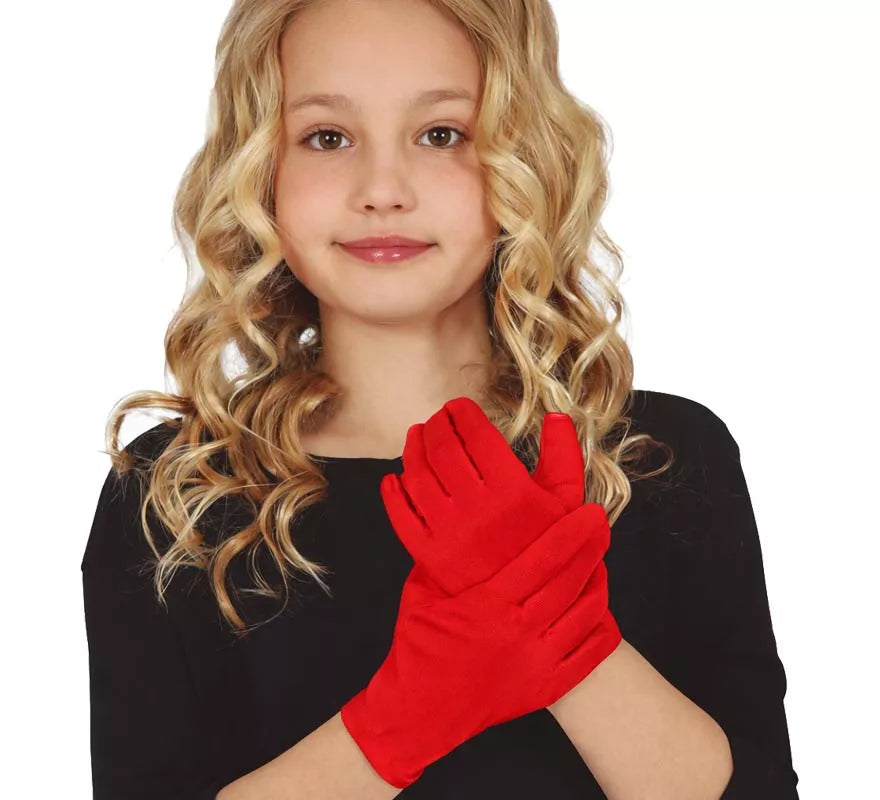 Translation missing: es.Guantes infantiles rojos