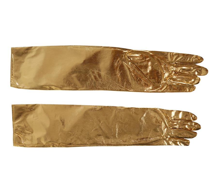 Translation missing: es.Guantes Largos color oro 44 cm