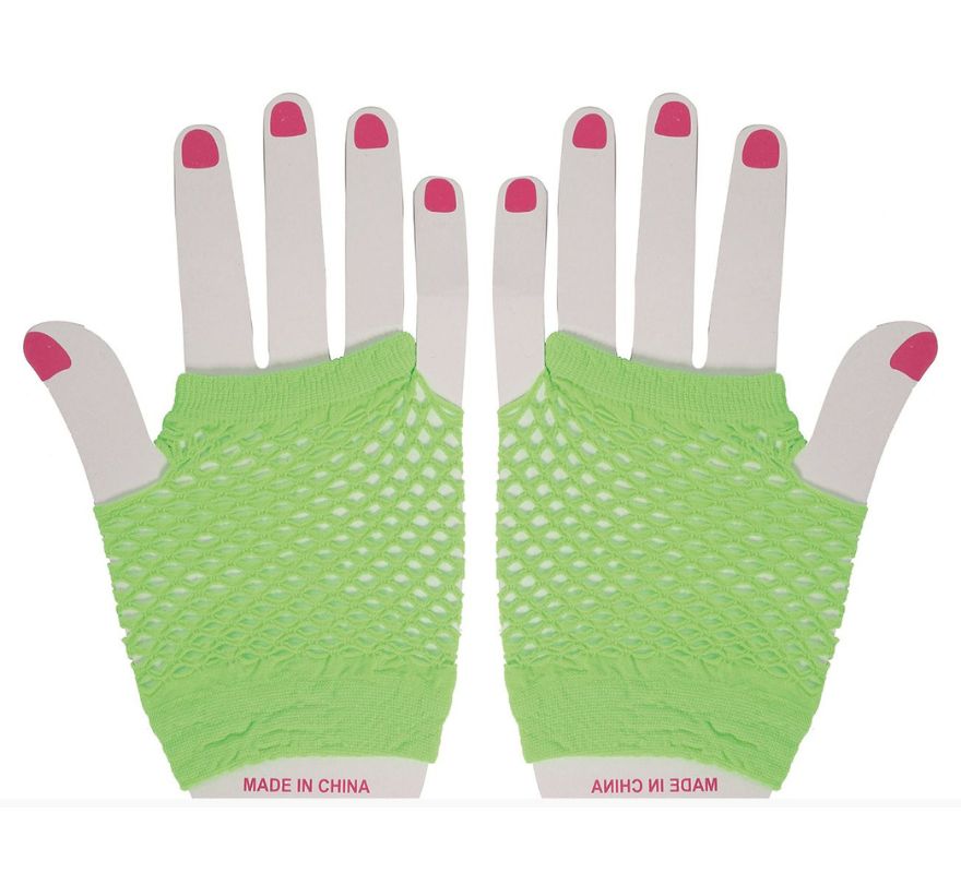 Translation missing: es.Guantes Malla en varios colores Neón de 11 cm