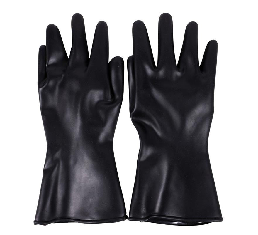 Translation missing: es.Guantes Negros Pvc de 33,5X14 cm
