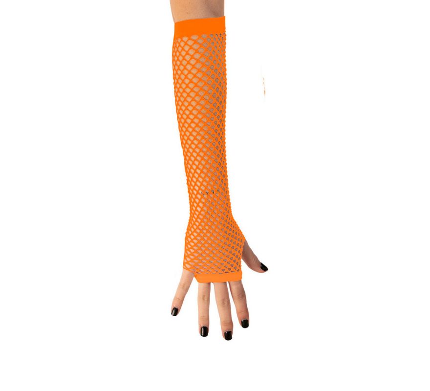 Translation missing: es.Guantes rejilla de los años 80 en varios colores de 24 cm