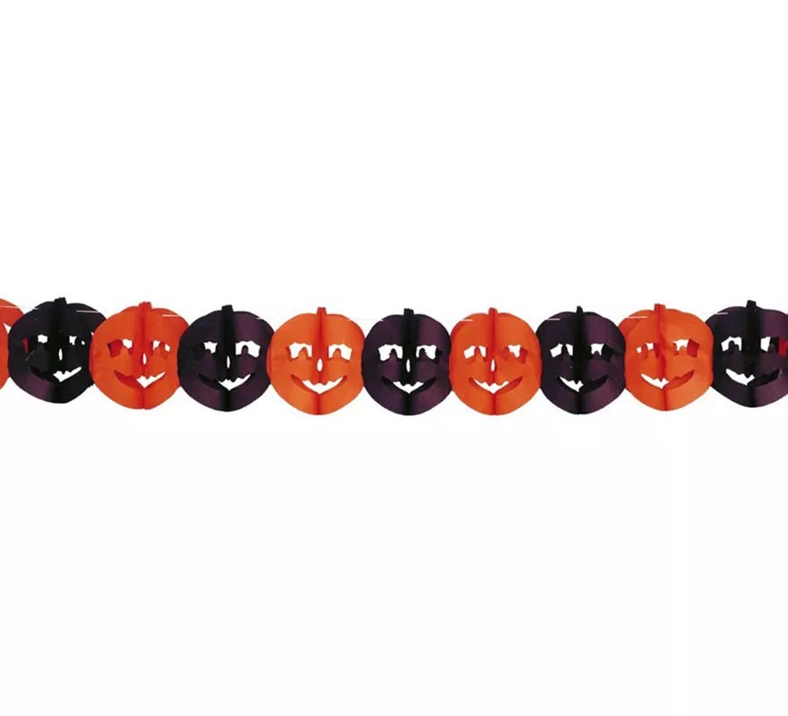 Translation missing: es.Guirnalda Calabazas de 22 x 300 cm. para Halloween