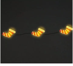 Guirnalda con 20 Botas Papá Noel Led