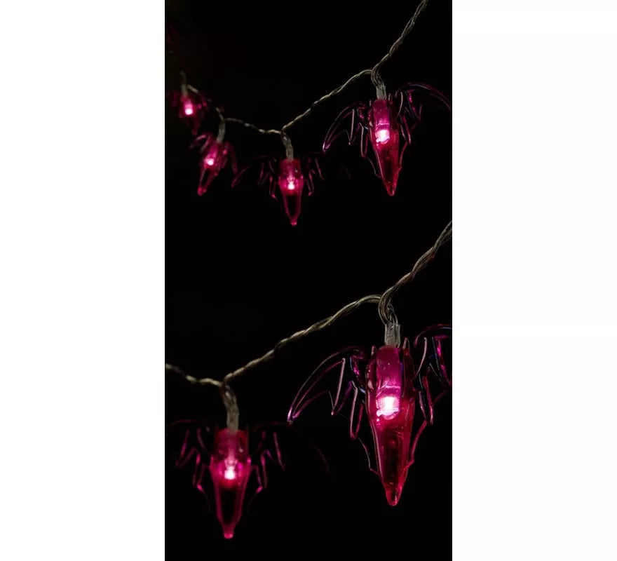Translation missing: es.Guirnalda de 10 Murciélagos iluminación LED de 150 cm