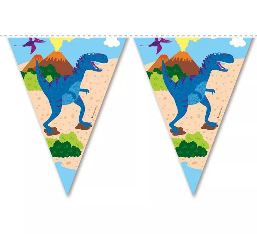 Translation missing: es.Guirnalda de Banderines de Dinosaurios de 3,6 mts