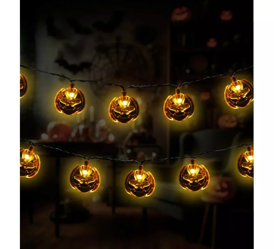 Translation missing: es.Guirnalda de Calabazas con luz de 1,20 m