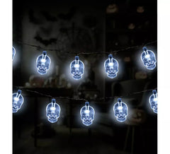 Guirnalda de Calaveras con luz de 1,20 m