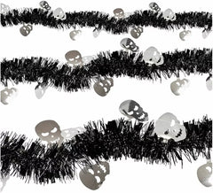 Guirnalda de Calaveras de Oropel de 300 cm