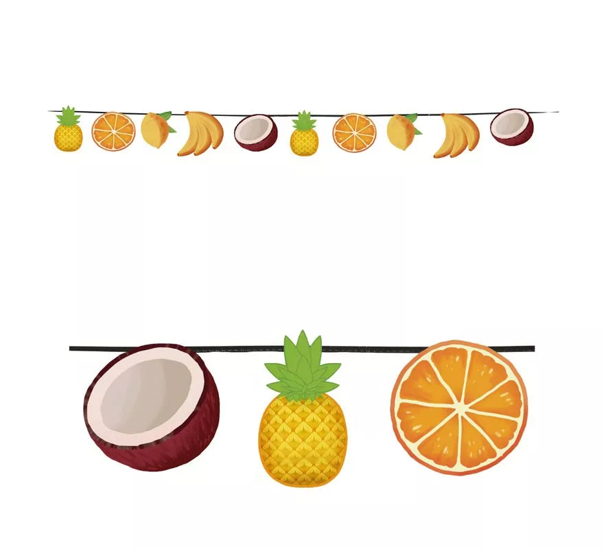 Translation missing: es.Guirnalda de Frutas de 15 piezas de 300 cm