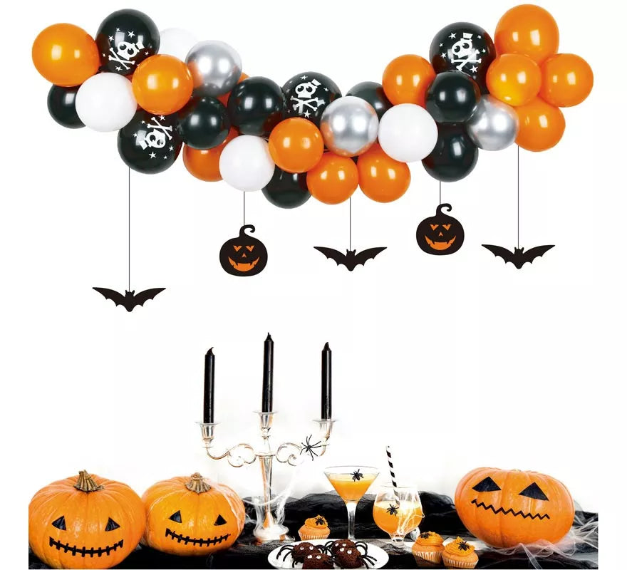 Guirnalda de Globos Sticker Halloween 33 Piezas