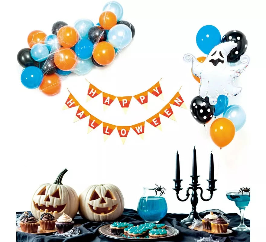 Translation missing: es.Guirnalda de Globos y Happy Halloween 29 Piezas
