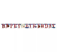 Guirnalda de Happy Birthday del Tesoro Pirata