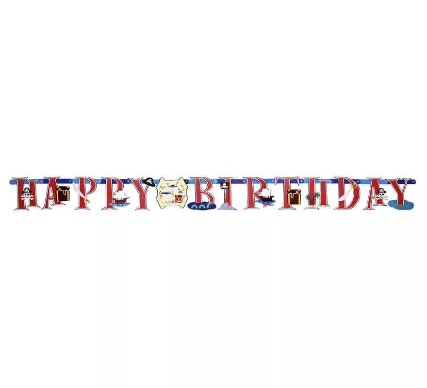 Translation missing: es.Guirnalda de Happy Birthday del Tesoro Pirata