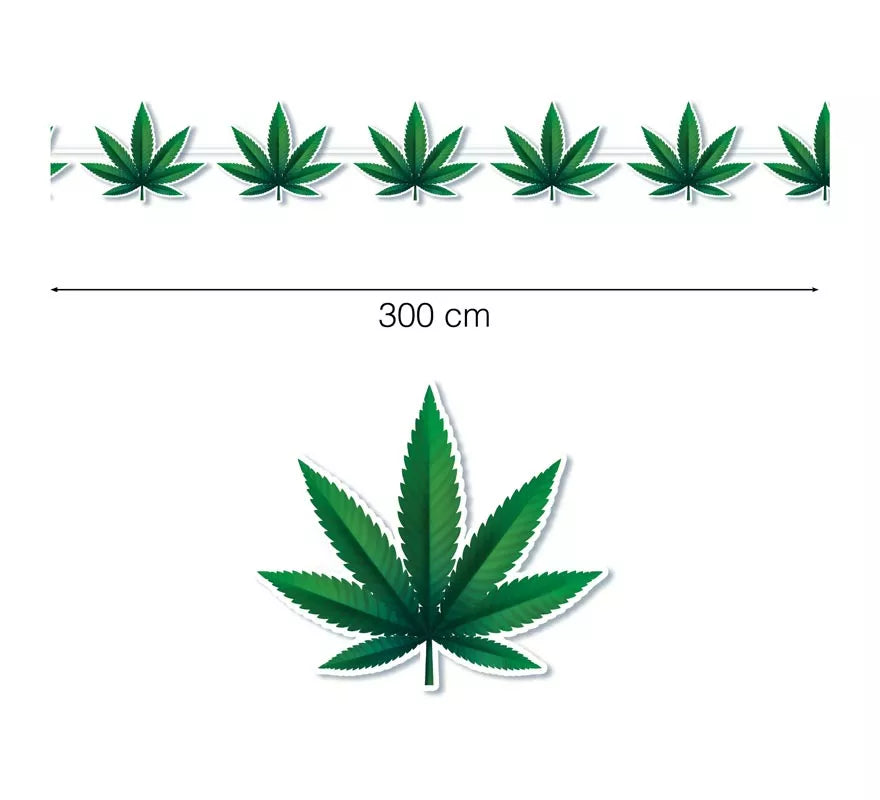 Translation missing: es.Guirnalda de Marihuana de 300 cm