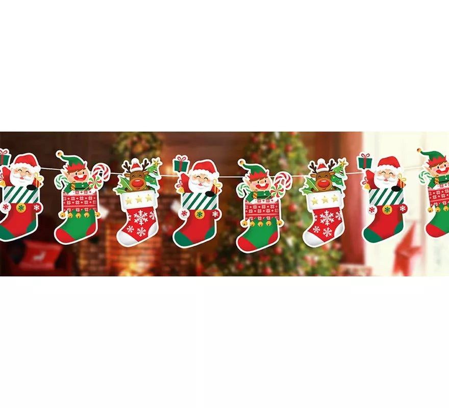Translation missing: es.Guirnalda de Navidad de 300 cm y 16x16 cm por figura
