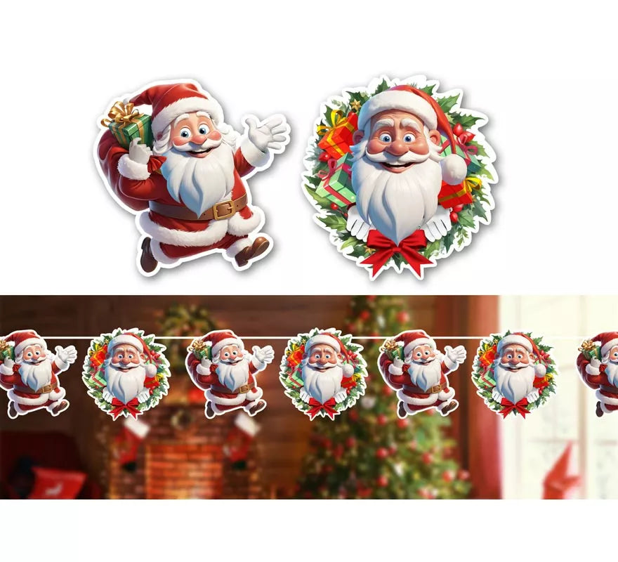 Translation missing: es.Guirnalda de Papá Noel de 300x16 cm