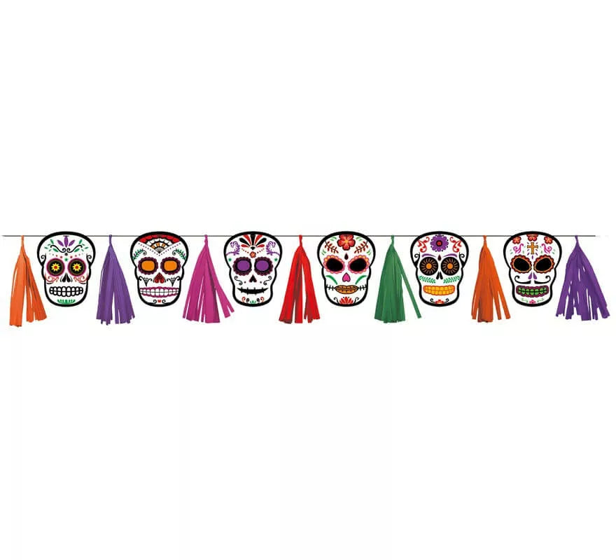 Translation missing: es.Guirnalda del Día de los Muertos 25x182 cm