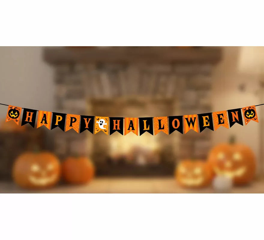 Translation missing: es.Guirnalda 'Happy Halloween' de 300 cm 20x15 cm