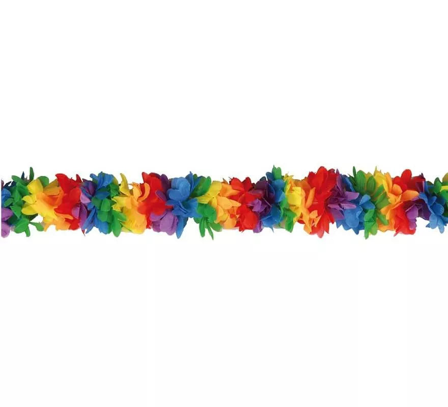 Translation missing: es.Guirnalda Hawaiana multicolor de 274 cm