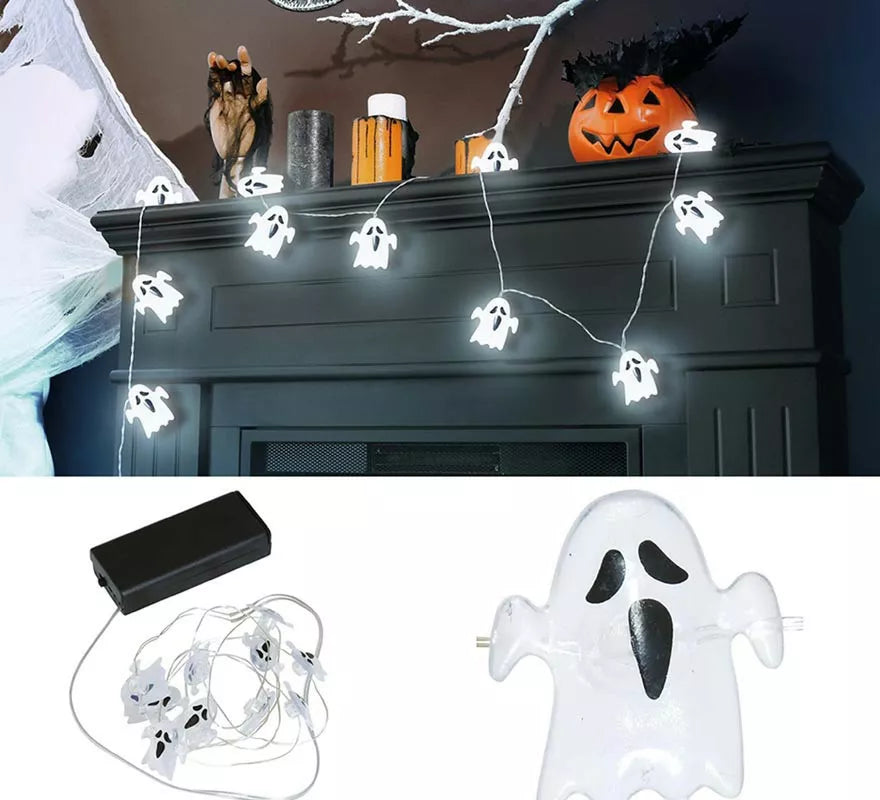 Translation missing: es.Guirnalda Hilo de Fantasmas a Pilas 10 Leds