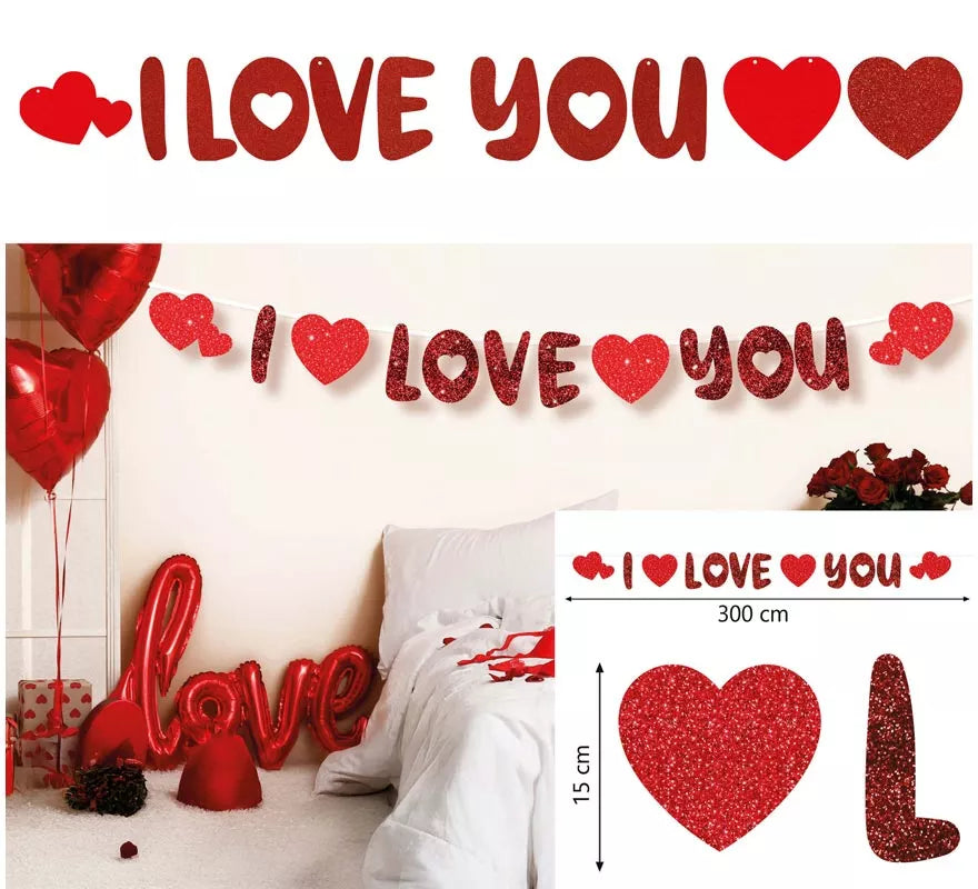 Translation missing: es.Guirnalda 'I Love You' de 300 cm