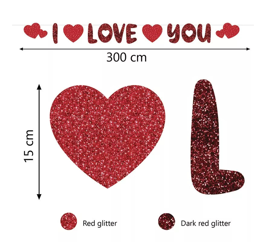 Translation missing: es.Guirnalda 'I Love You' de 300 cm