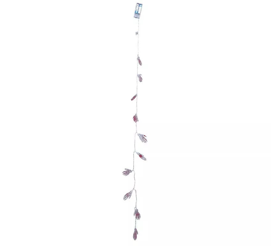Translation missing: es.Guirnalda Mano Esqueleto 10 leds de 115 cm