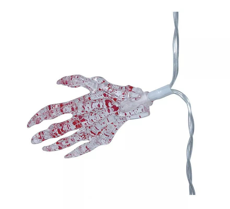 Translation missing: es.Guirnalda Mano Esqueleto 10 leds de 115 cm