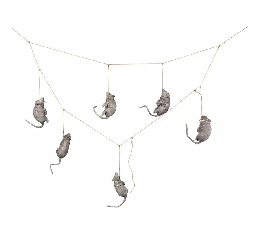 Guirnalda Ratas Colgantes de 250x18 cm