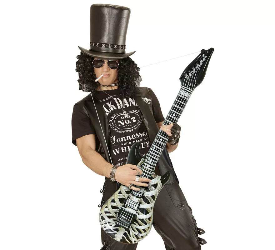 Translation missing: es.Guitarra de Esqueleto hinchable de 105 cm