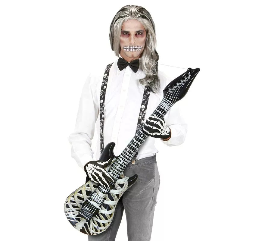 Translation missing: es.Guitarra de Esqueleto hinchable de 105 cm