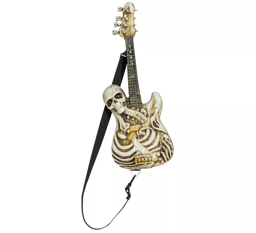 Translation missing: es.Guitarra Esqueleto con Luz y Sonido 58 cm