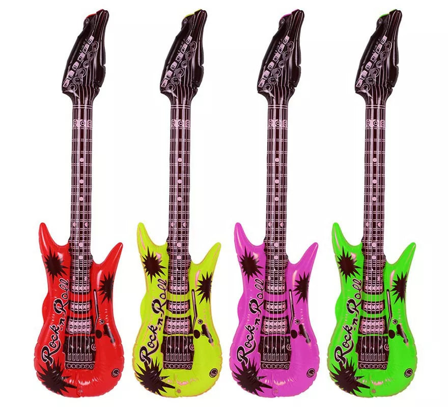 Translation missing: es.Guitarra Hinchable en colores surtidos de 88 cm