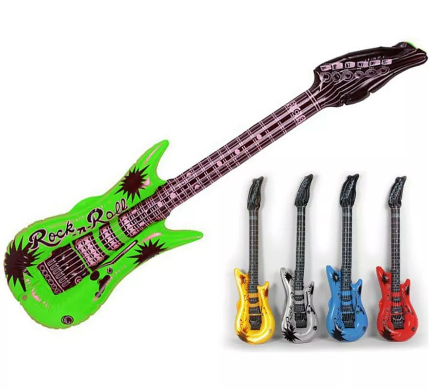 Translation missing: es.Guitarra Rock Hinchable de 90 cm en colores surtidos