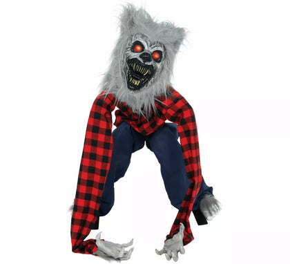 Hombre Lobo con Luz, Sonido y Movimiento de 90 cm