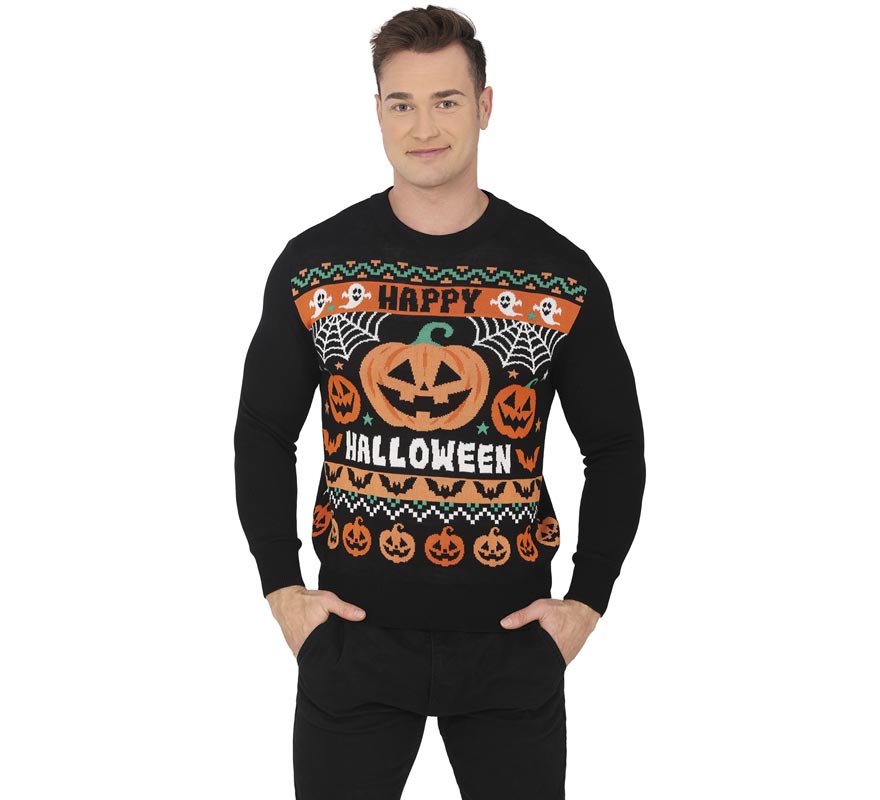 Translation missing: es.Jersey Halloween Calabaza para hombre