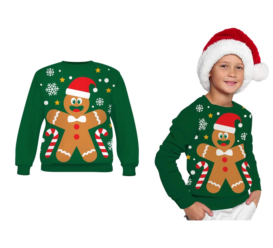 Translation missing: es.Jersey Navidad Galleta Jengibre para niños