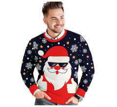 Jersey Navidad Papá Noel cool para hombre