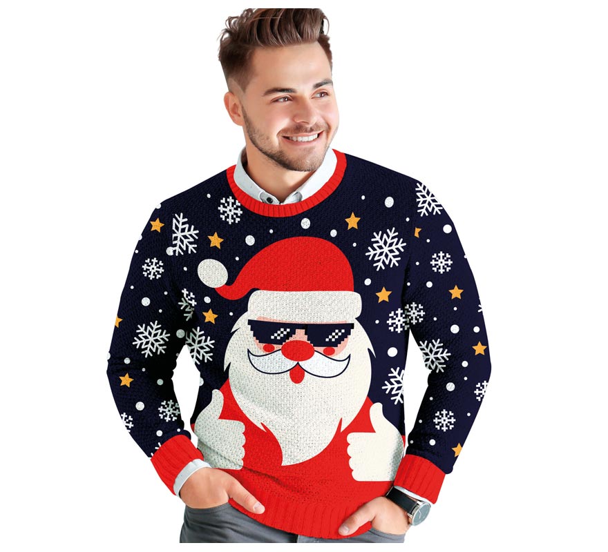 Translation missing: es.Jersey Navidad Papá Noel cool para hombre