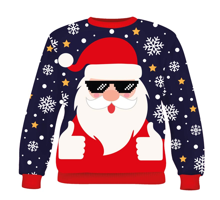 Translation missing: es.Jersey Navidad Papá Noel cool para niños