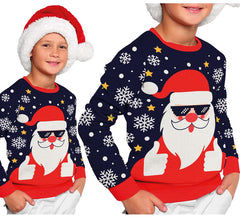Jersey Navidad Papá Noel cool para niños